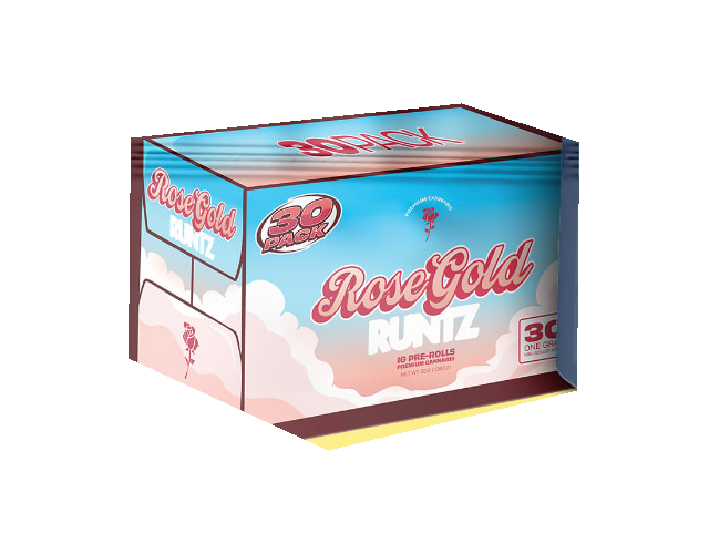 Rose Gold Runtz 30PACK pre-roll carton